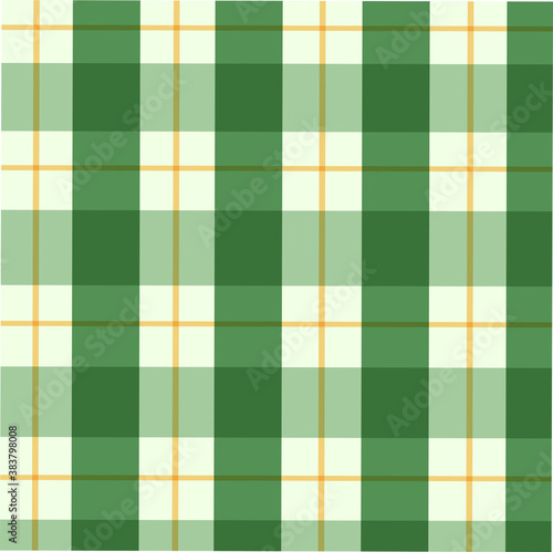 green napkin in a cage. checkered background. scattered napkins or tablecloths.
