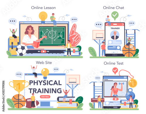 Physical education or school sport class online service or platform