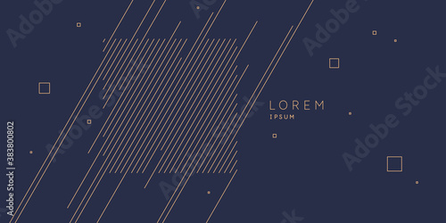 Abstract background with geometric shapes. Vector template