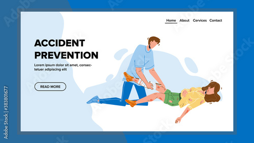 Accident Prevention And First Aid Trauma Vector