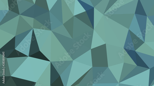 Cadet blue abstract background. Geometric vector illustration. Colorful 3D wallpaper.