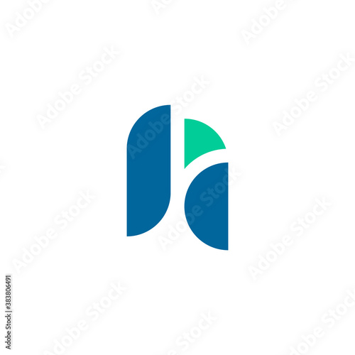 Free Download a building logo from letter k and curved shapes - GFXLoad
