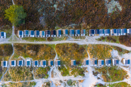 Drone photograph of Ljunghusen in southern Sweden outside of Malmö