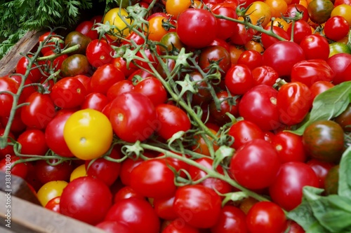 cherry tomatoes background