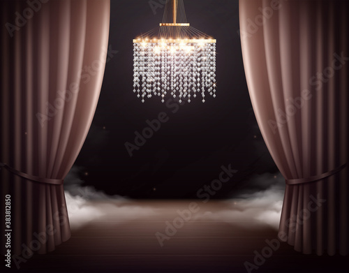 Theatre Stage Chandelier Composition