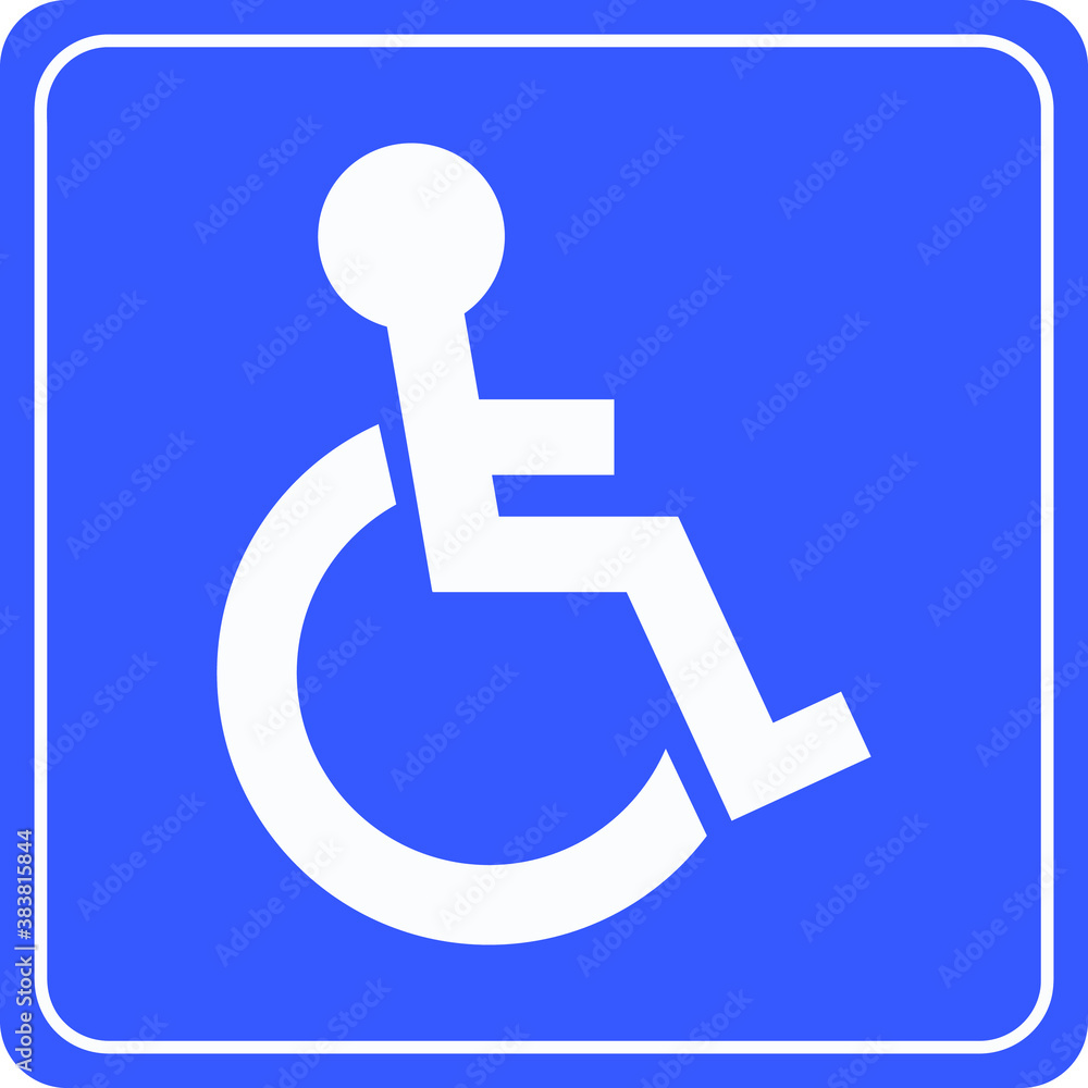 Disabled Handicap Icon . Invalid symbol Disabled Handicap Icon . Invalid symbol