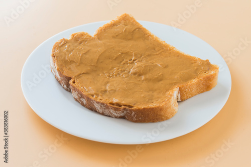 Sandwich of peanut butter