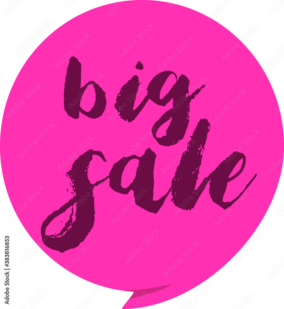 big sale icon in speach bubble vector EPS 10 big sale icon in speach bubble vector EPS 10