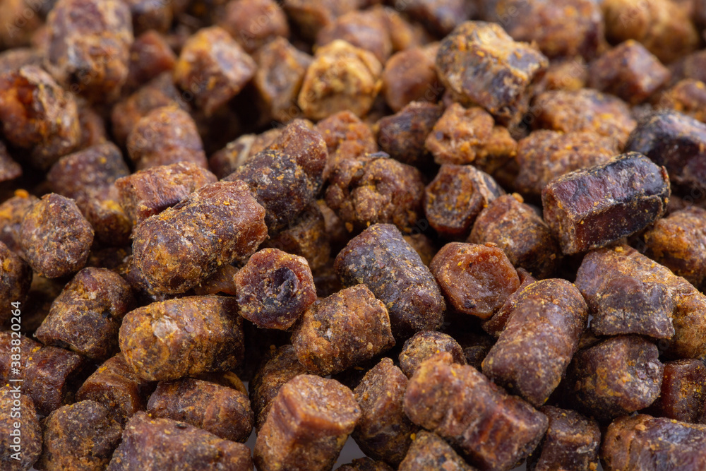 Heap of bee bread as background. Close-up. Heap of bee bread as background. Close-up.