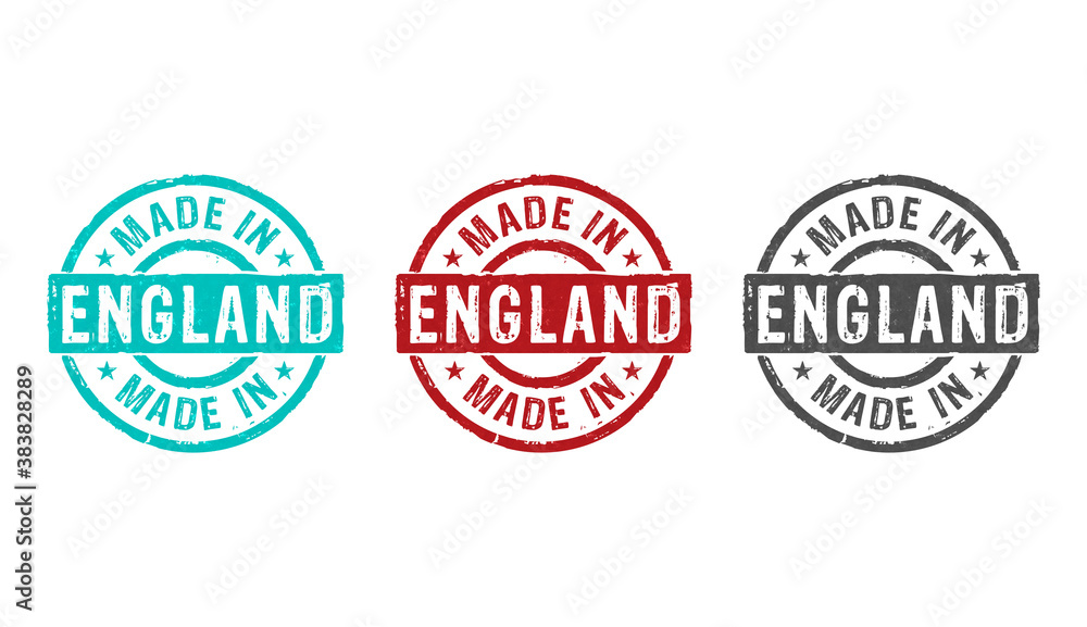 Made in England stamp and stamping