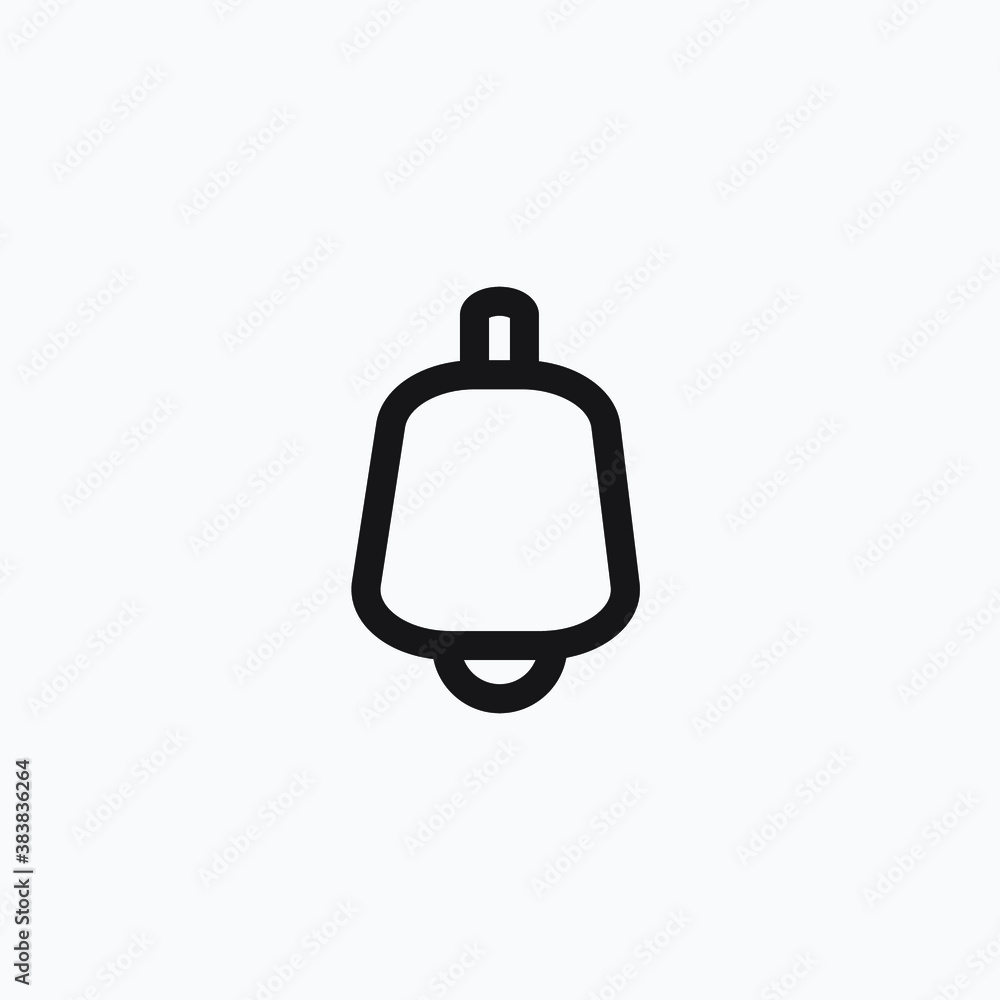Monogram Notification logo for website or application Monogram Notification logo for website or application
