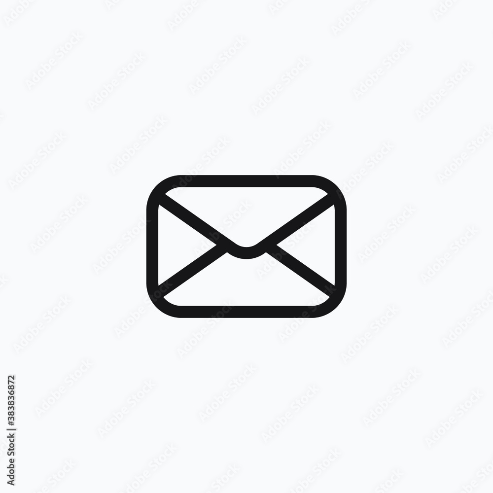 Monogram message logo for website or application Monogram message logo for website or application