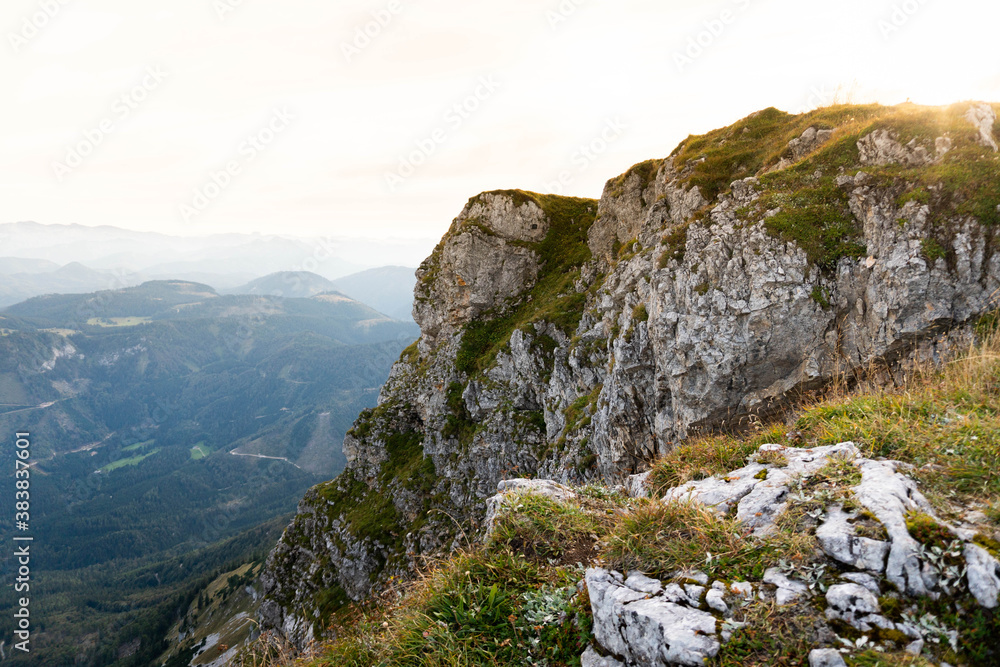 Fototapeta premium Ötscher peak, mountains in Austria
