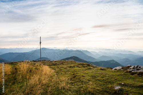 Ötscher peak, mountains in Austria