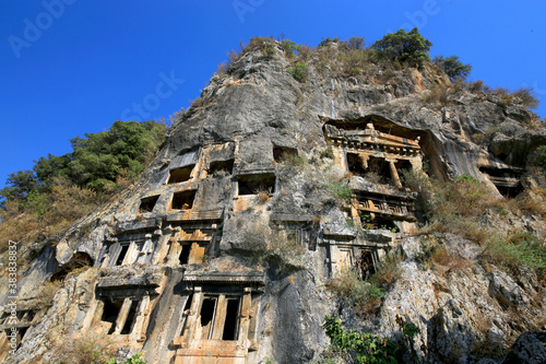 The Tomb of Amyntas is an ancient Greek rock-hewn tomb at ancient Telmessos, in Lycia.