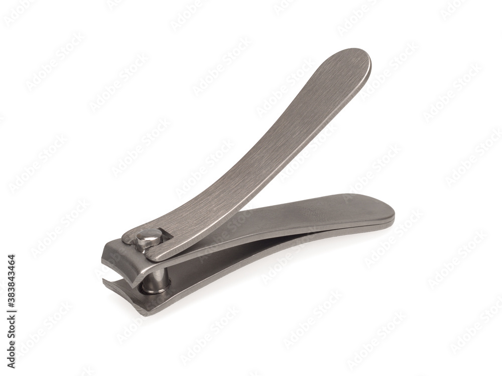 Nail clippers isolated on a white background Nail clippers isolated on a white background