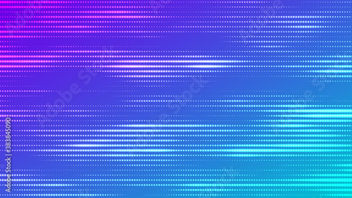 Futuristic blue dots background. Cyber background with particles different size. Technology particles illustration.