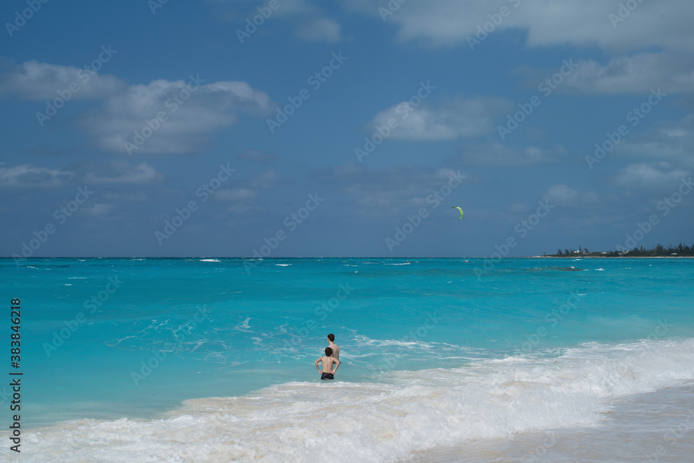 child on the beach