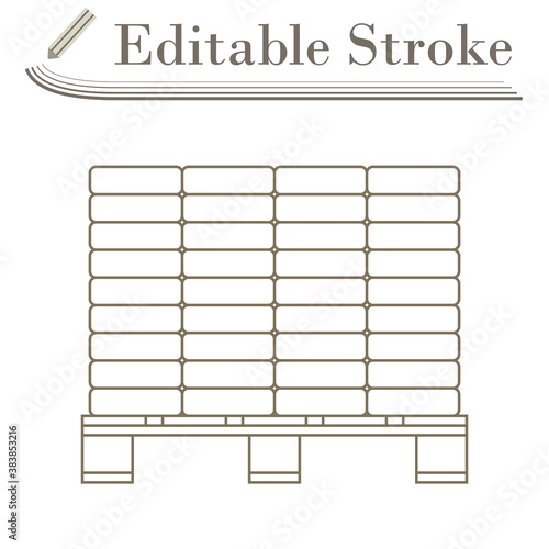 Icon Of Construction Pallet