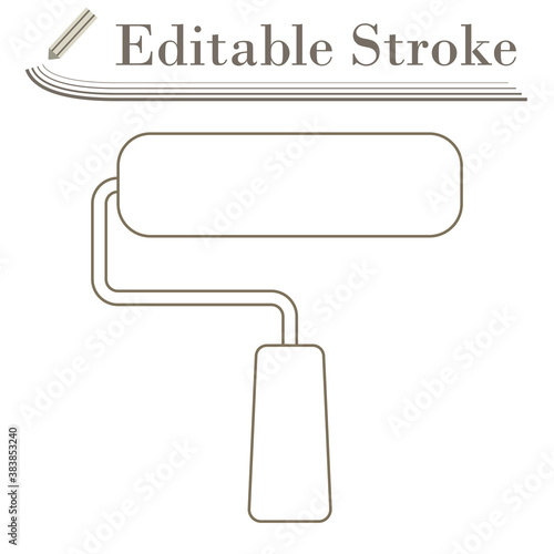 Icon Of Construction Paint Brushes