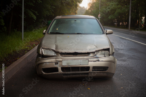 Broken car. Transport after the accident © Олег Копьёв