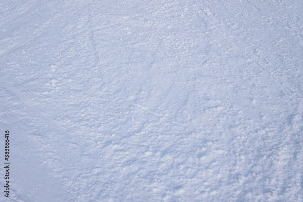 Skiing in winter