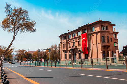 empty street in Ankara