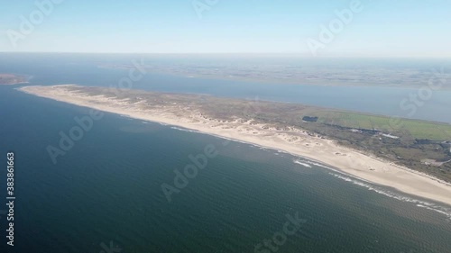 Norderney East Frisian island from above 3