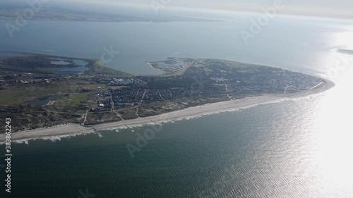 Norderney East Frisian island from above 2