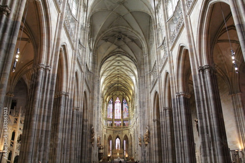 interior of Prague cathedral