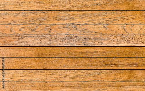 close up top view of modern sepia wood stripe horizon background for show , promote content or product on display 