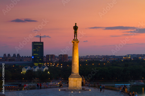 Statue of Victor, Belgrade, Serbia.