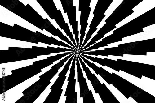 Lightning bolt - abstract geometric vector pattern - black and white, Thunder abstract background ,