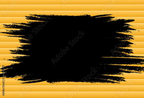 Vector illustration of an erase or brush stroke effect on a transparent background.