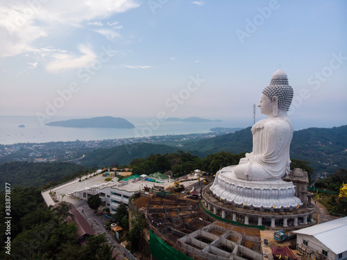 Big buddha one of the Phuket island most important and revered landmarks on Phuket island