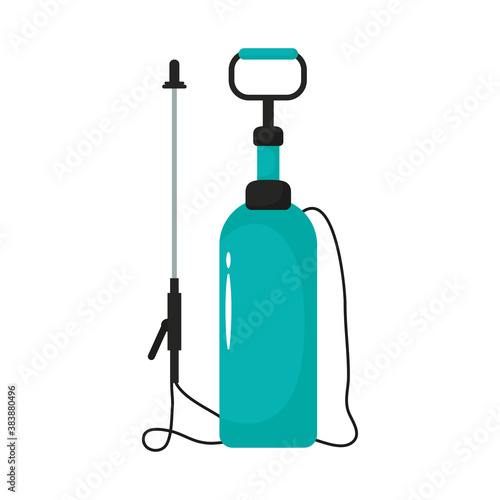 sprayer gardening tool flat style icon