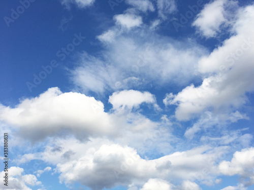 空と雲の青空背景