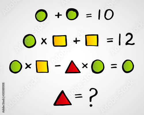 Geometric figures, mathematical example