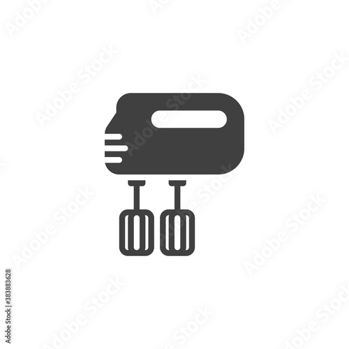 Electrical hand mixer vector icon