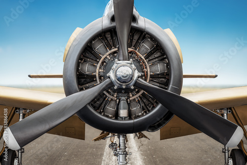 radial engine of an historical aircraft