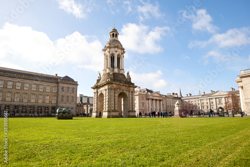 Obraz na płótnie Trinity College in Dublin, Ireland w salonie