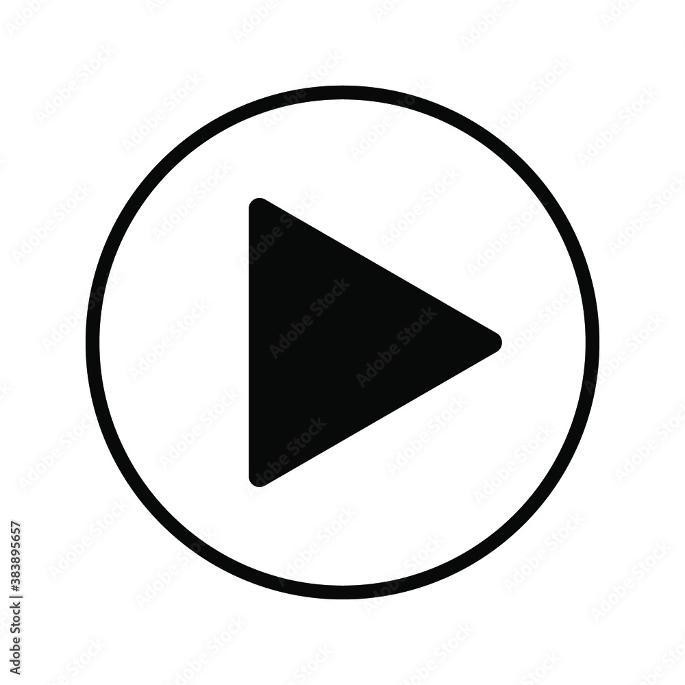 Play and pause button Vector icon. Video play button symbol vector illustration color editable. eps 10 Play and pause button Vector icon. Video play button symbol vector illustration color editable. eps 10