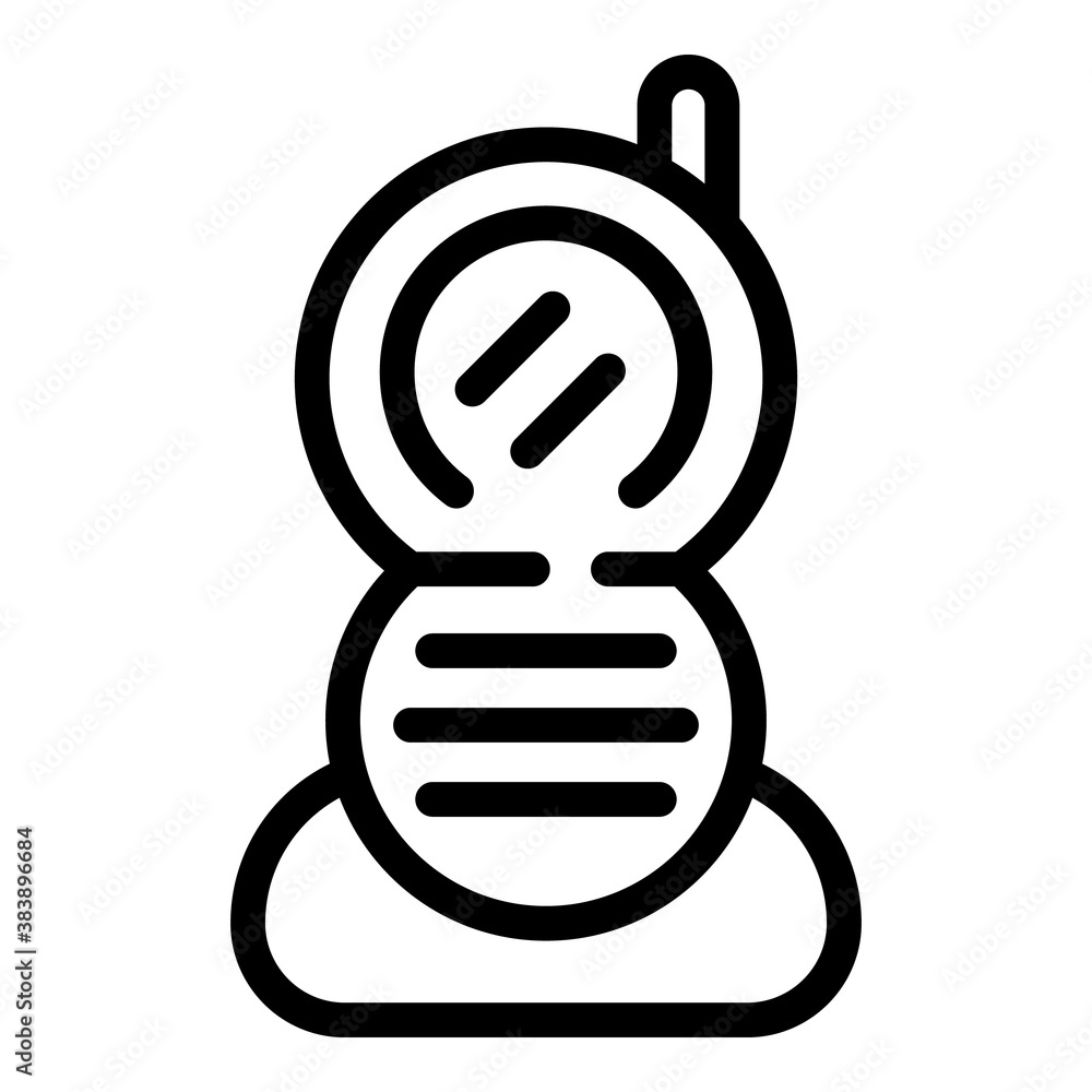Baby monitor walkie icon. Outline baby monitor walkie vector icon for web design isolated on white background Baby monitor walkie icon. Outline baby monitor walkie vector icon for web design isolated on white background