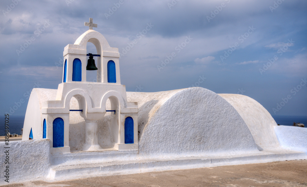 Chapelle orthodoxe à Santorin, Grèce Chapelle orthodoxe à Santorin, Grèce