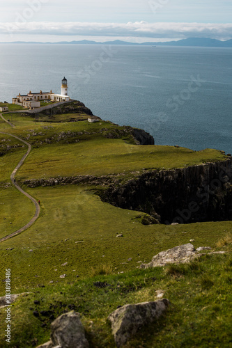 Landschaft in Schottland, Herbst