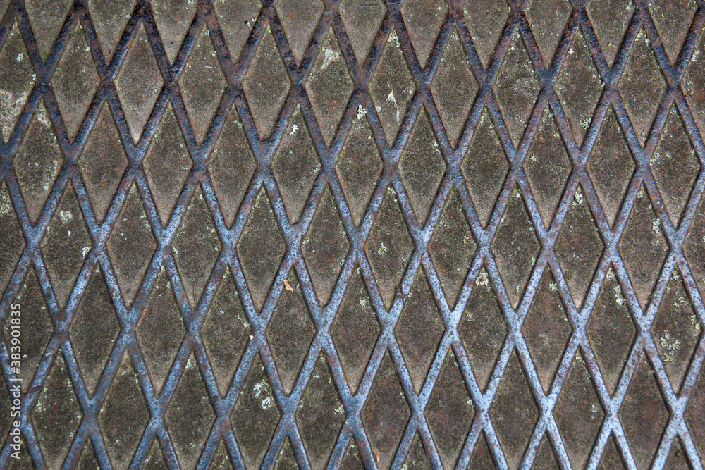 Texture of ribbed metal Texture of ribbed metal