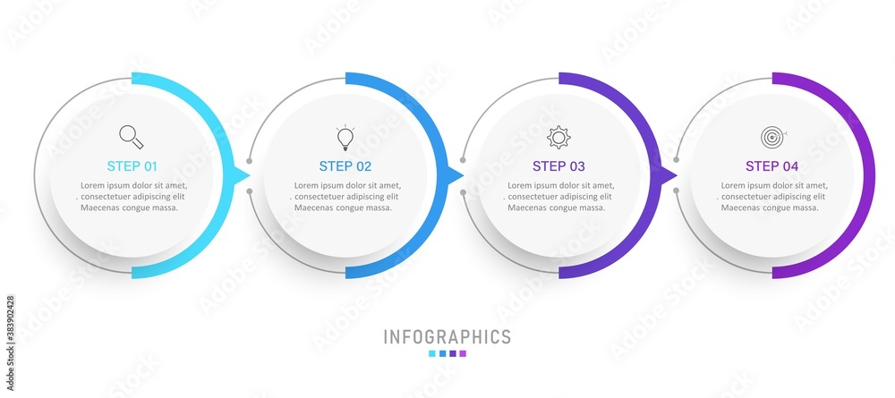 Vector Infographic label design template with icons and 4 options or steps. Can be used for process diagram, presentations, workflow layout, banner, flow chart, info graph. Vector Infographic label design template with icons and 4 options or steps. Can be used for process diagram, presentations, workflow layout, banner, flow chart, info graph.