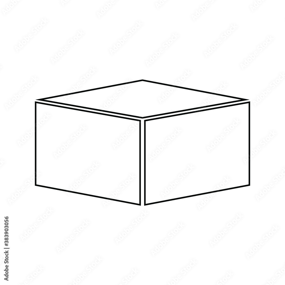box icon on white background. eps 10 box icon on white background. eps 10