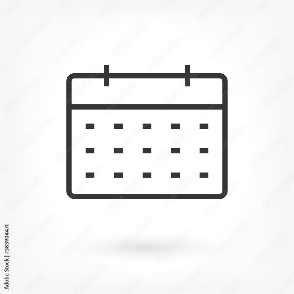 calendar Vector icon . Lorem Ipsum Illustration design