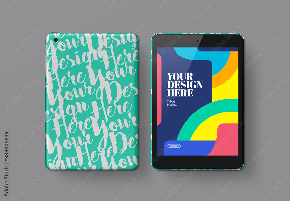 Tablet Case Mockup Stock Template Adobe Stock